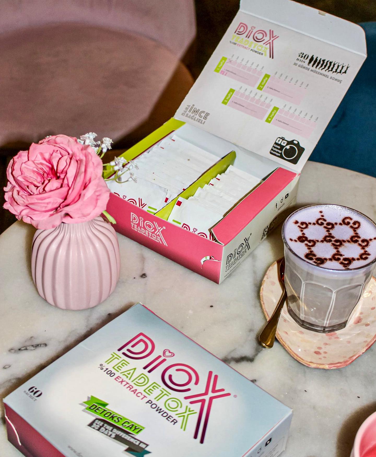 Diox Detox Tea Packaging